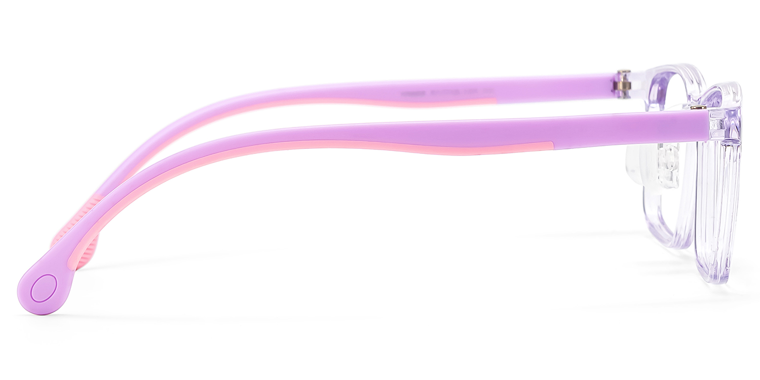Sunny Rectangle Purple Frame Eyeglasses for Tween3