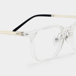 Lily Rectangle Clear Glasses5