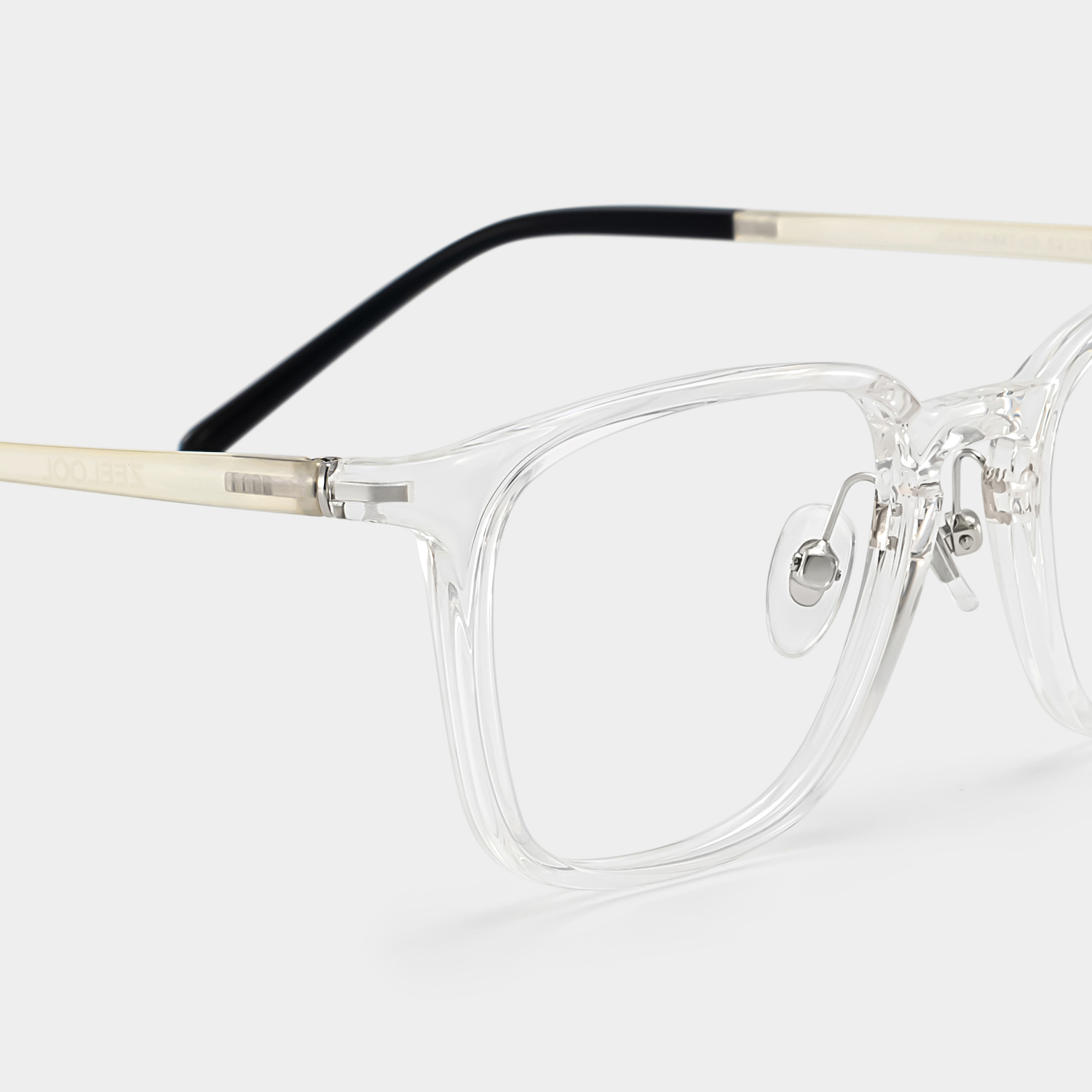 Lily Rectangle Clear Glasses5