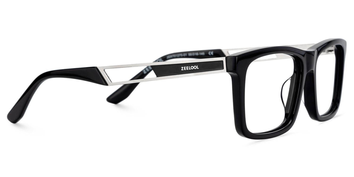 Thin Rectangle Glasses in Business Style | ZEELOOL UK4