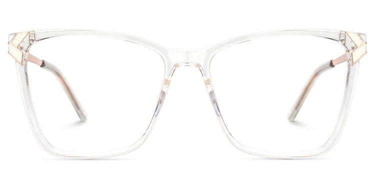 Tricee Square Clear Glasses