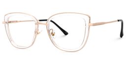 Kaye Cateye Clear Glasses1