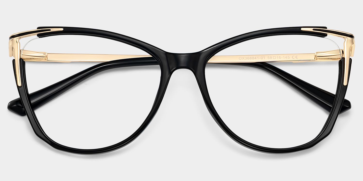 Yomary Black Cateye Frame Glasses | Zeelool Optical3