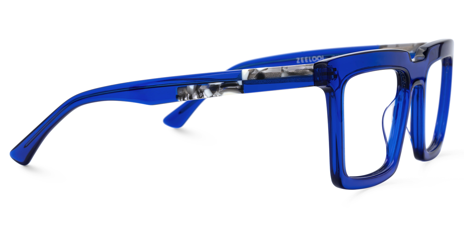 Men's Blue Eyeglass Frames on sale | ZEELOOL UK3
