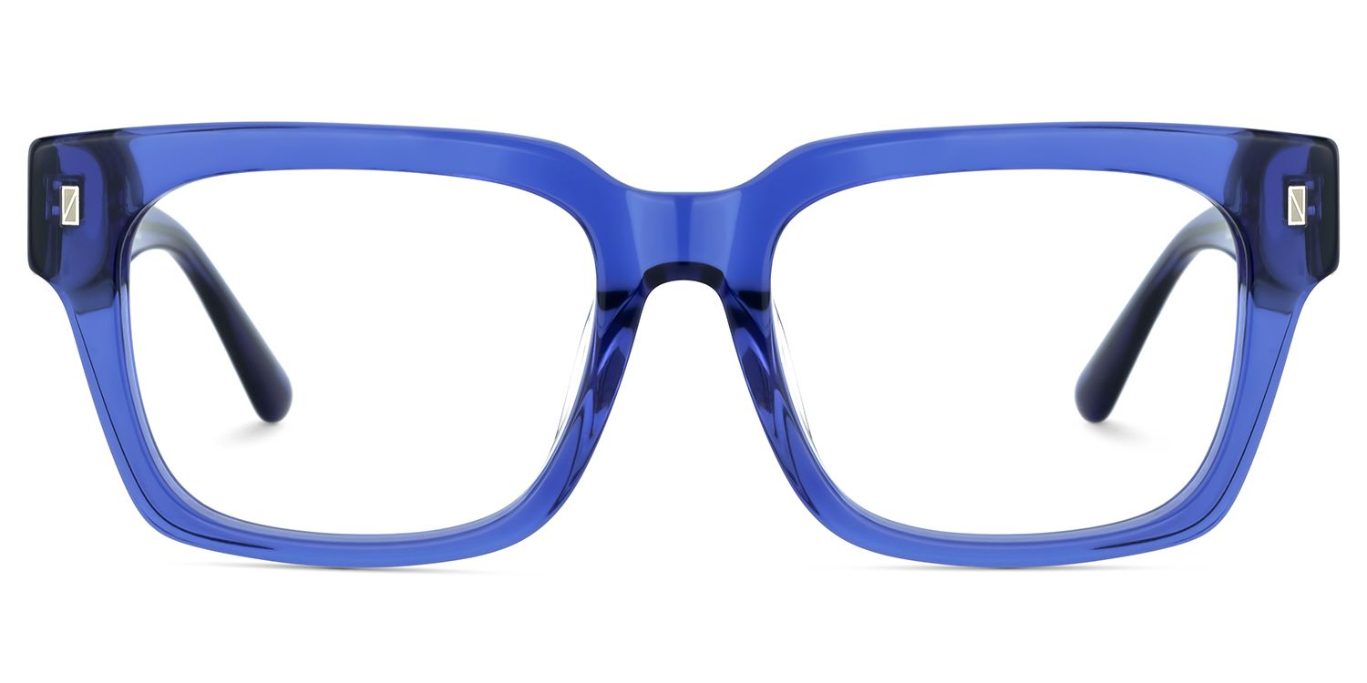 Clear Blue Eyeglasses Frames1