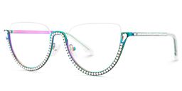 Sparkle Cateye Iridescent Glasses4