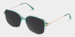 Payton Geometric Green Sunglasses2