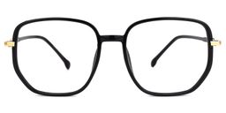 Joana Geometric Black Glasses0