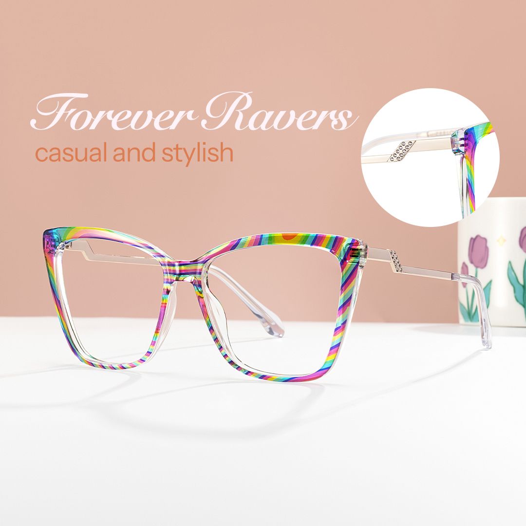 Awilda Cateye Multicolor Eyeglasses0