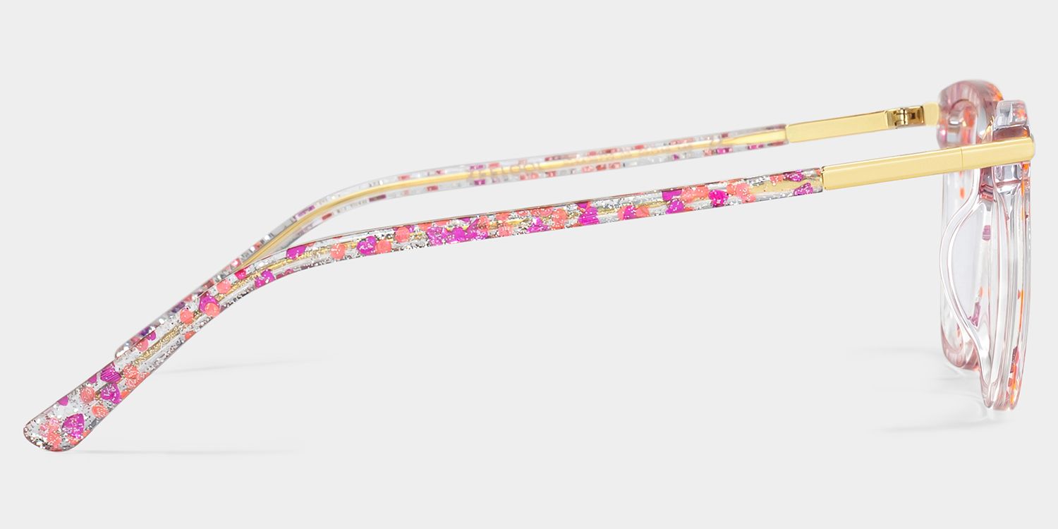 Eliot Pink Rectangle Sunglasses to Frame Your Face | ZEELOOL UK3
