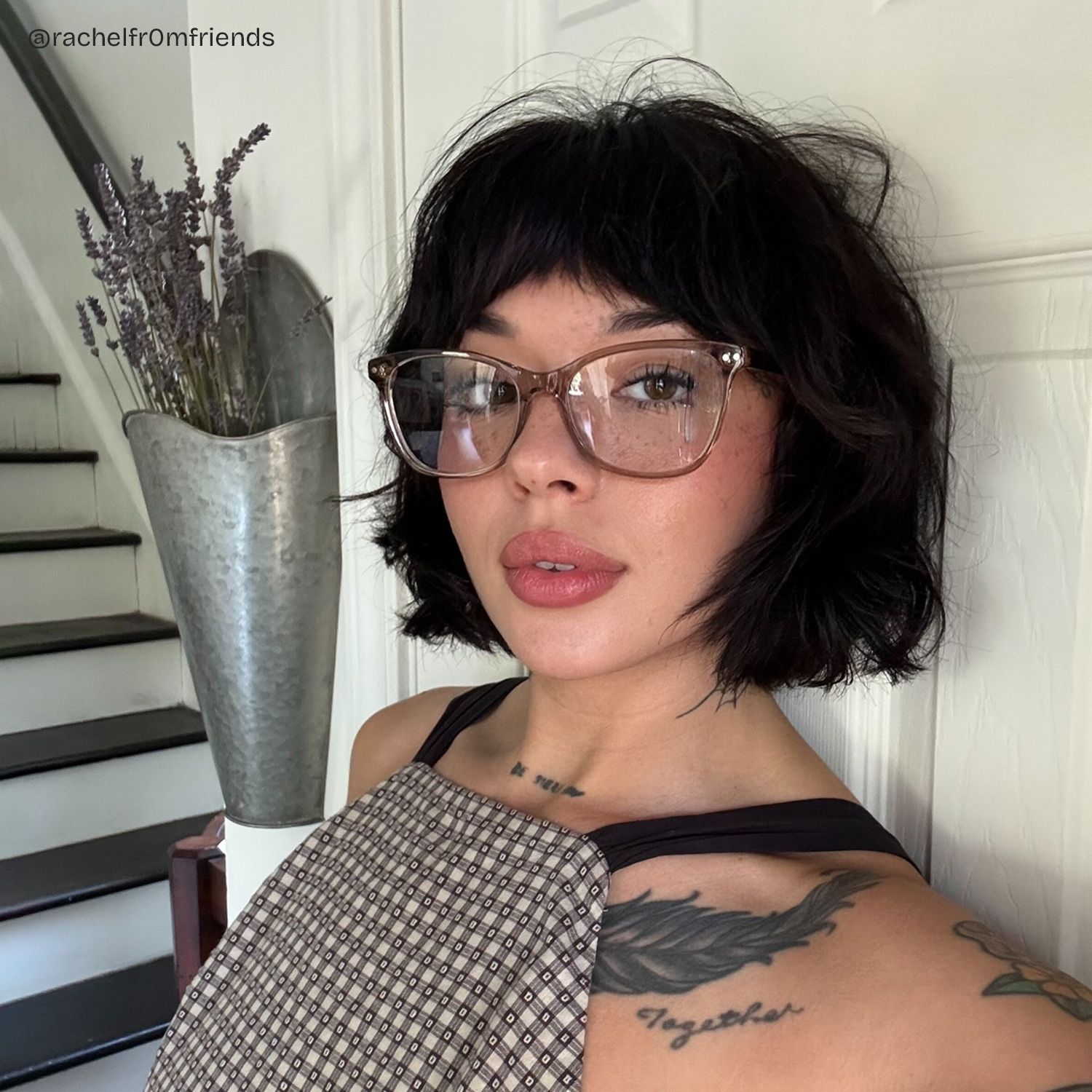 Marigold rectangle brown glasses Online | ZEELOOL5