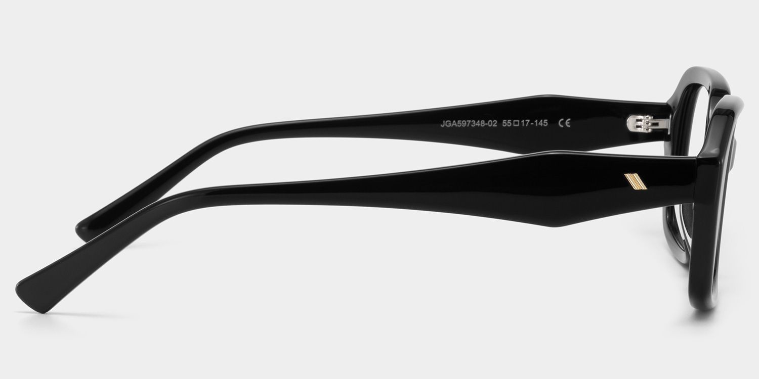 Rowan Black Full Rim Rectangle Eyeglasses for Women | ZEELOOL5