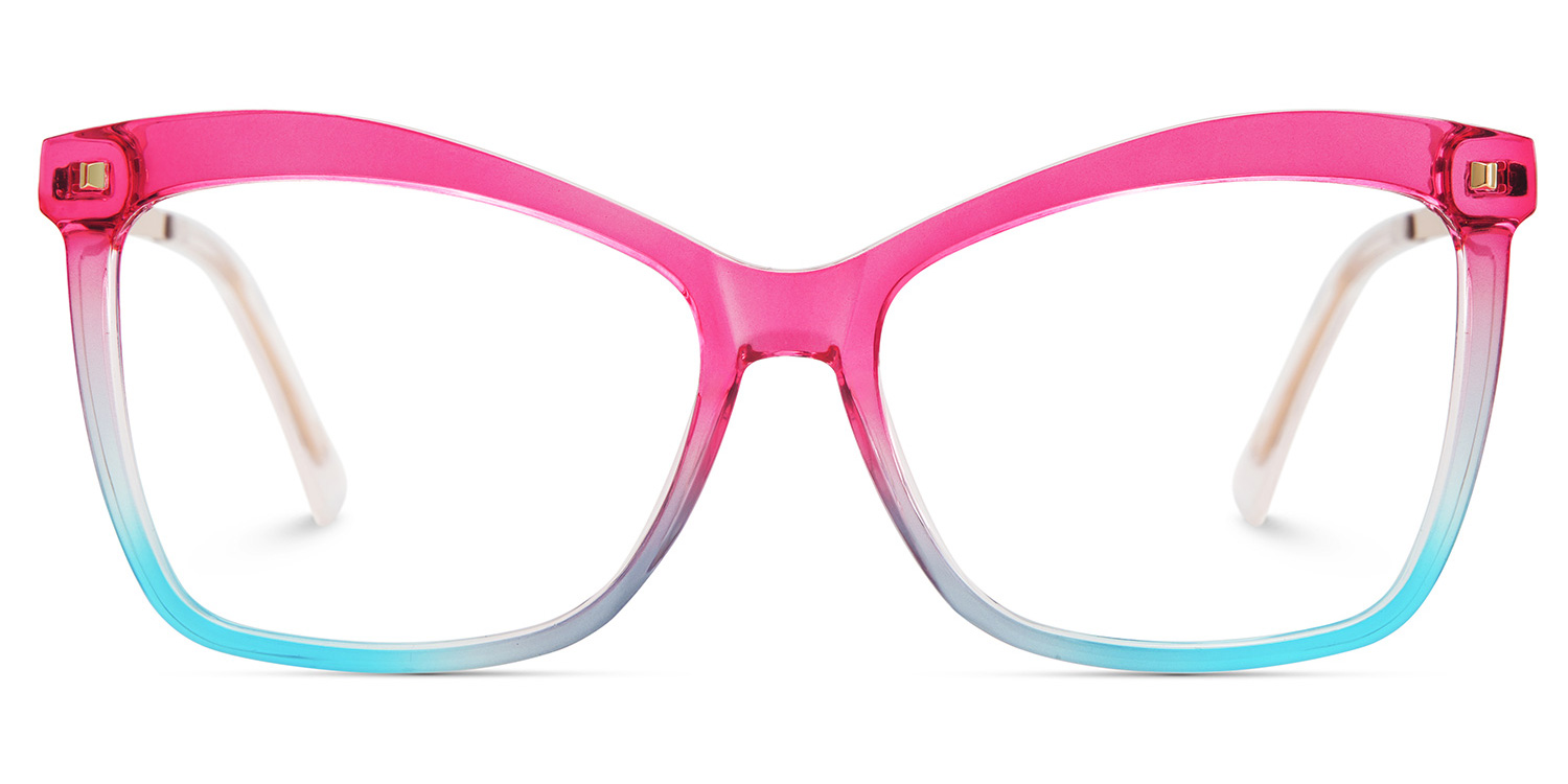 Isaebella Butterfly Pink Blue Glasses