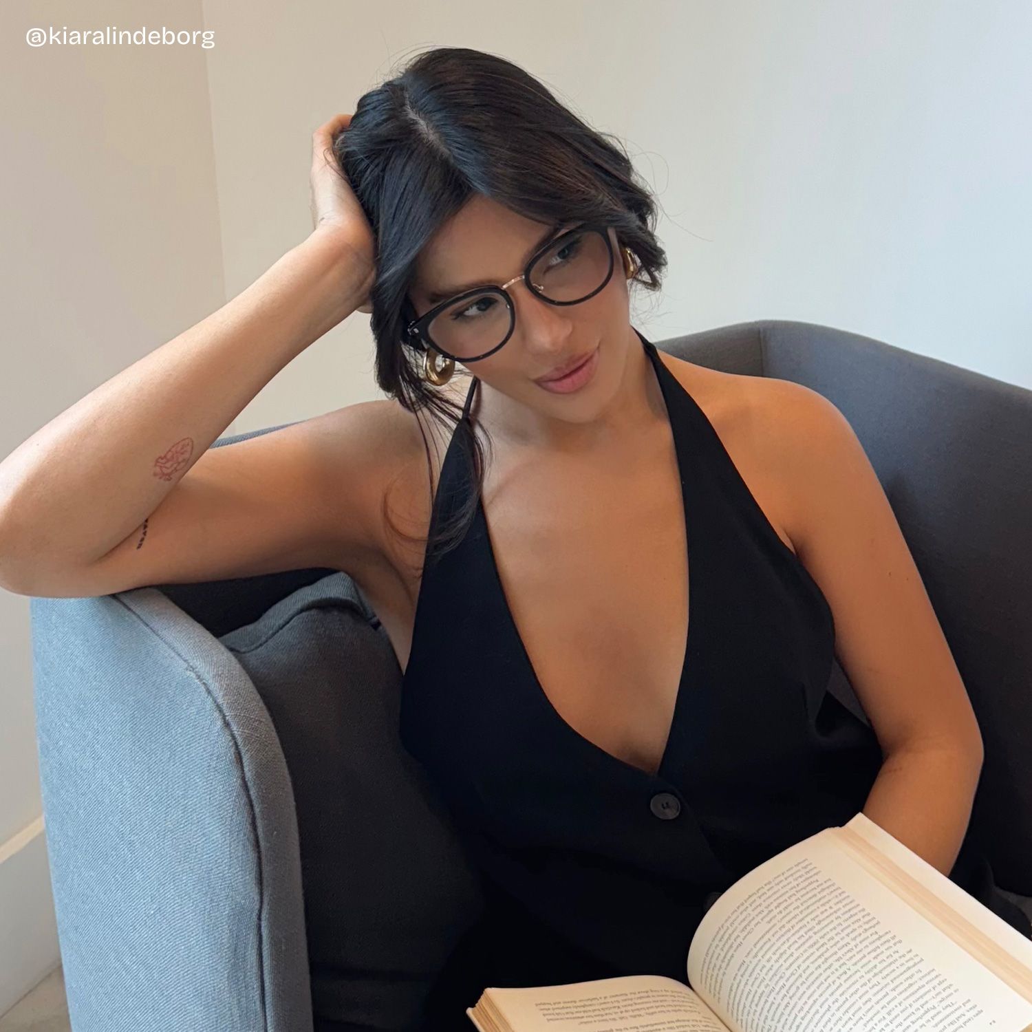 Caden Eyeglasses in Round Black Frame | ZEELOOL UK9