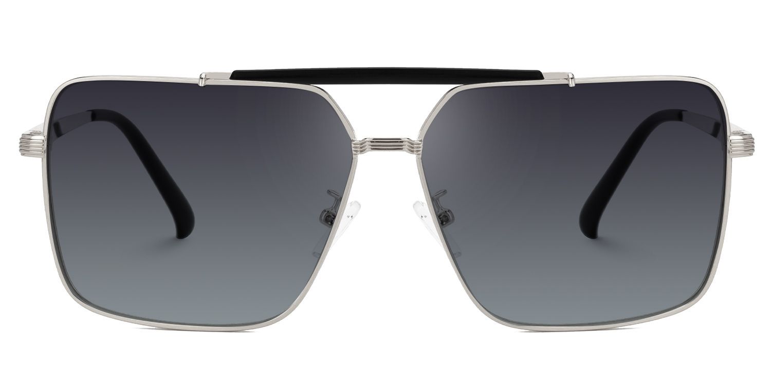 Alford - Aviator Silver Frame Sunglasses0