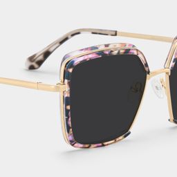 Cordaro Square Pink-Floral Glasses4