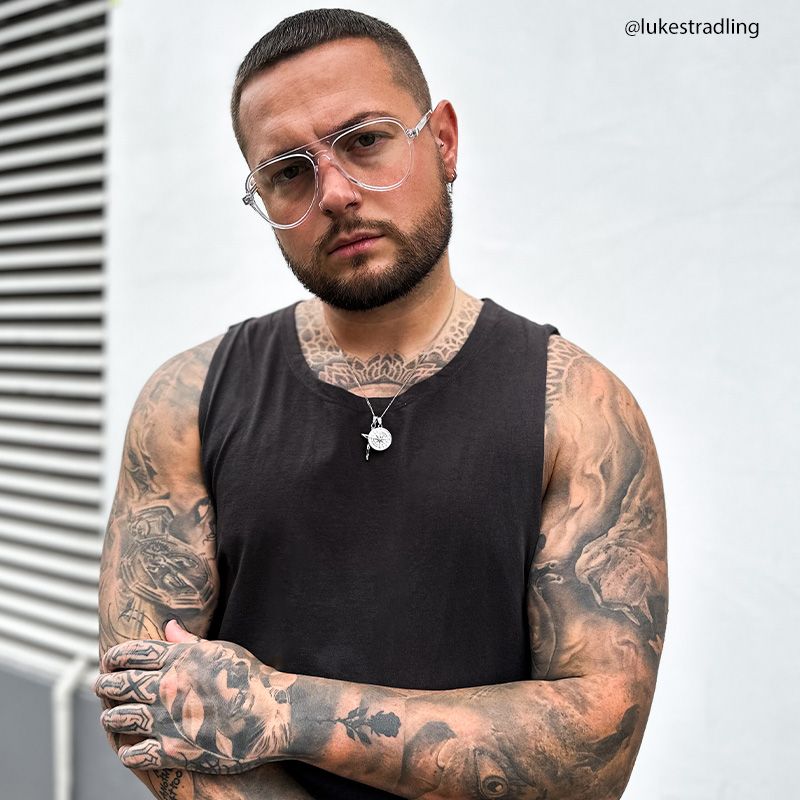 Erwin Geometric Clear Glasses | ZEELOOL UK4