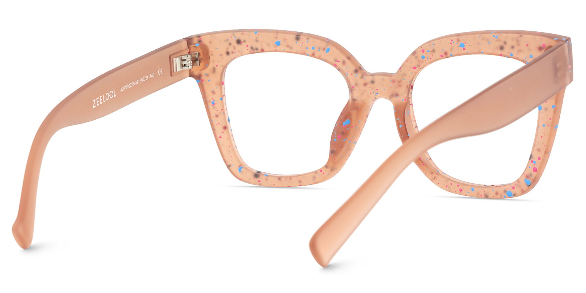 Malcolm Large Square Nerdy Glasses with Matte Brown5