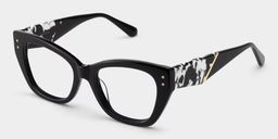 Skylar Black Butterfly Glasses3