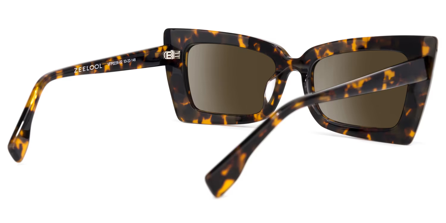Newell Rectangle Tortoise Sunglasses3
