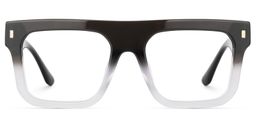 Reaux Square Black Gradient Glasses0
