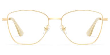 Skyler Square Gold Glasses