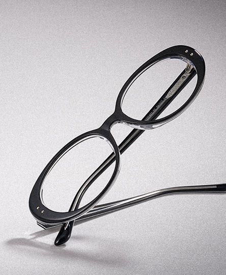 Lennon Black Oval Glasses | Retro Varsity Athleisure2