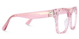 Scicluna Square Pink Glasses4