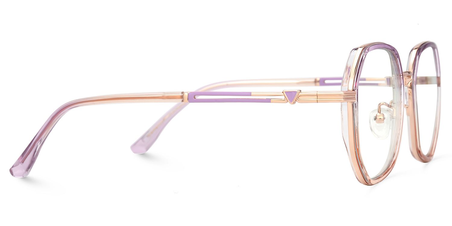 Frazier Two-Tone Geometric Glasses | ZEELOOL UK2