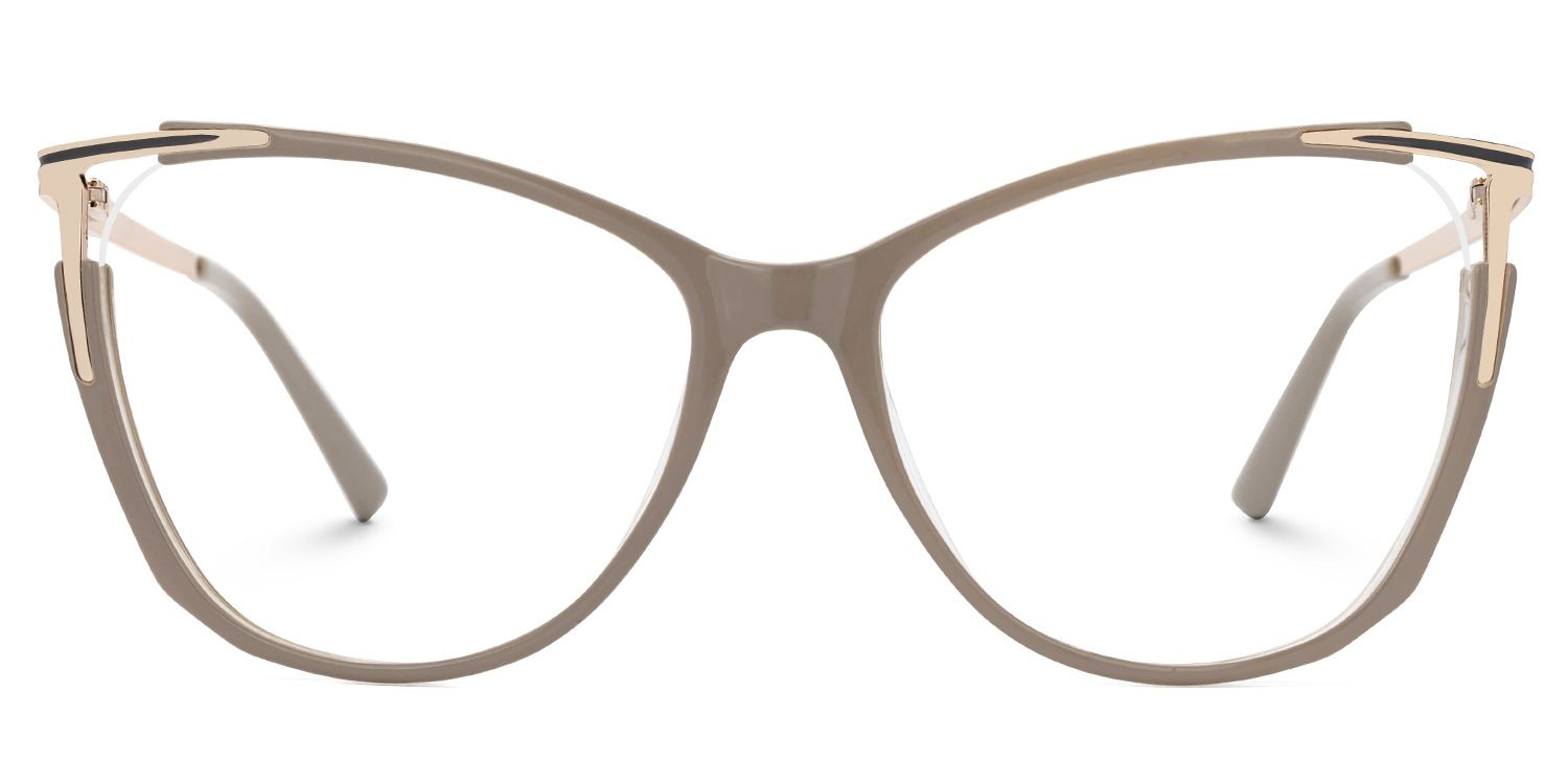 New Brown Color for Yomary Mixed-Material Eyeglasses  | Zeelool Optical0
