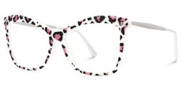 Isaebella Animal Print Butterfly Glasses1