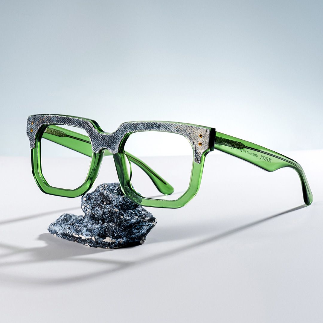 Men's Green Eyeglasses Frames0