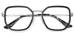 Levi Black Geometric Glasses2