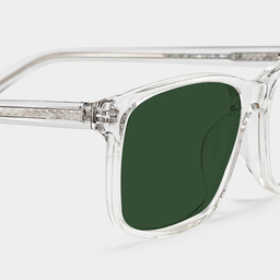 Connie Rectangle Clear Glasses4