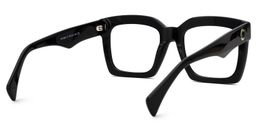 Faridah Square Black Glasses2