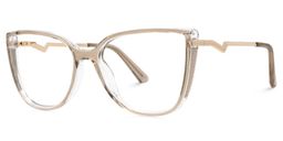 Celisa Cateye Beige Glasses1