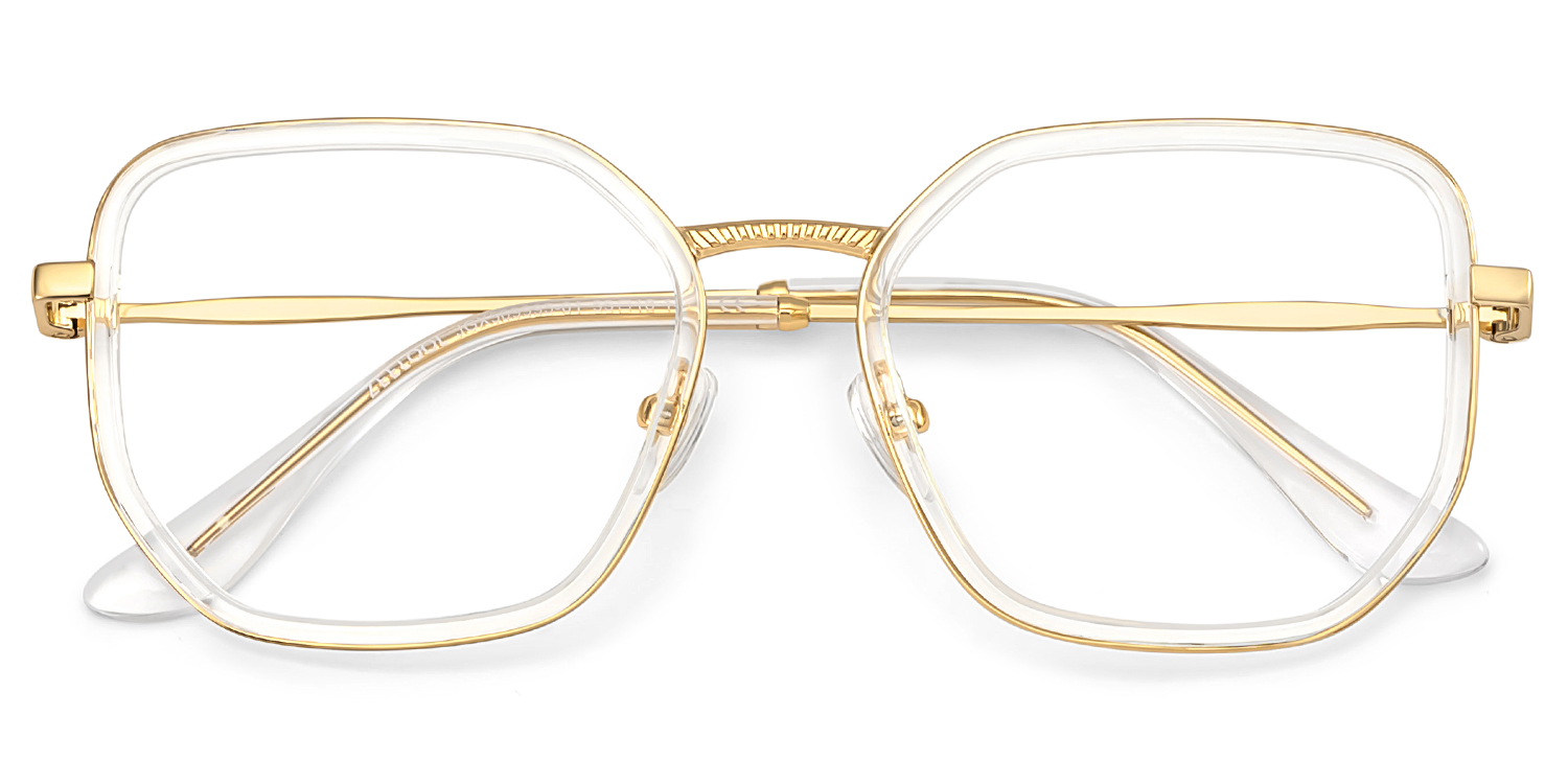 Levi Geometric Gold Glasses2