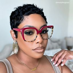 Carrero Square Two-Tone Glasses5