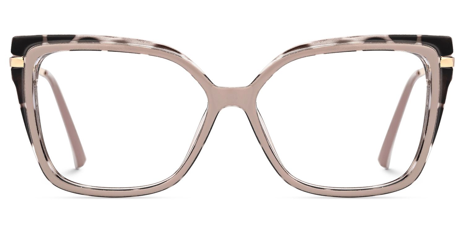 Chrisett Two-Tone Square Designer Eyeglasses0
