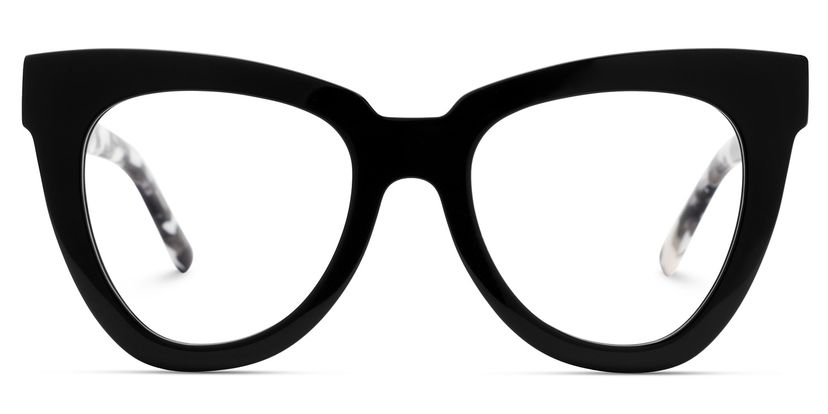Yaser Cateye Black Glasses