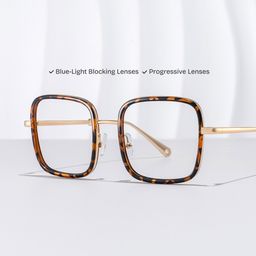 Ozzy Square Tortoise Glasses0