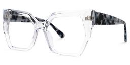 Tefonie Geometric Red-Floral Glasses1