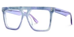 Rubin Square Blue Purple Glasses1