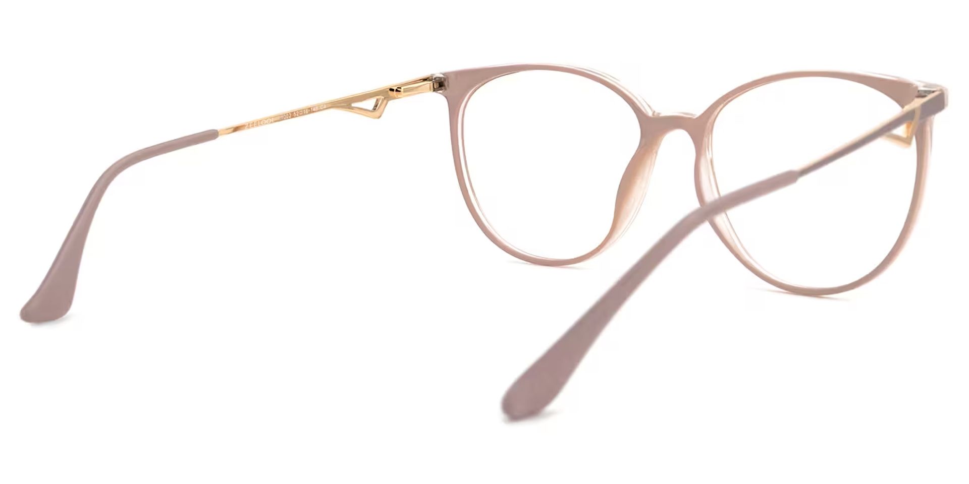Chanty Round Pink Eyeglasses and Thin Frames3
