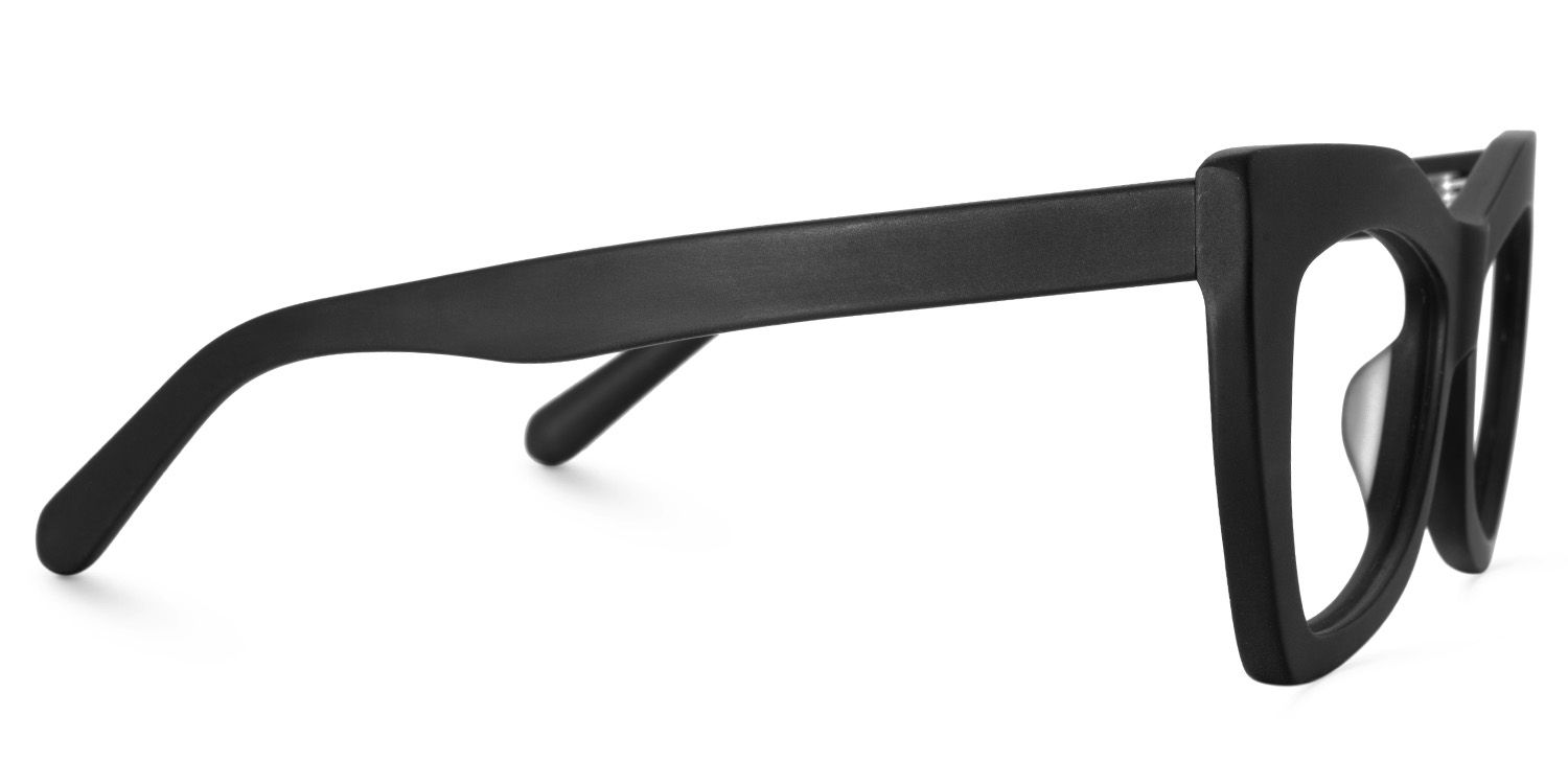 Bernita Geometric Black Glasses | ZEELOOL UK2