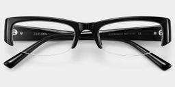 Trevor Black Rectangle Glasses1