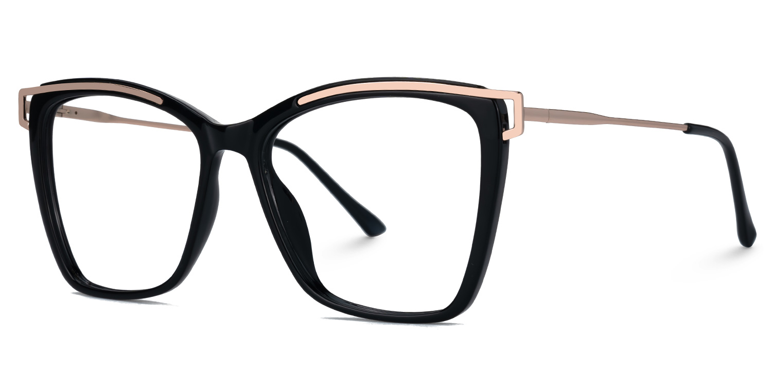 Krystle Square Black Glasses3
