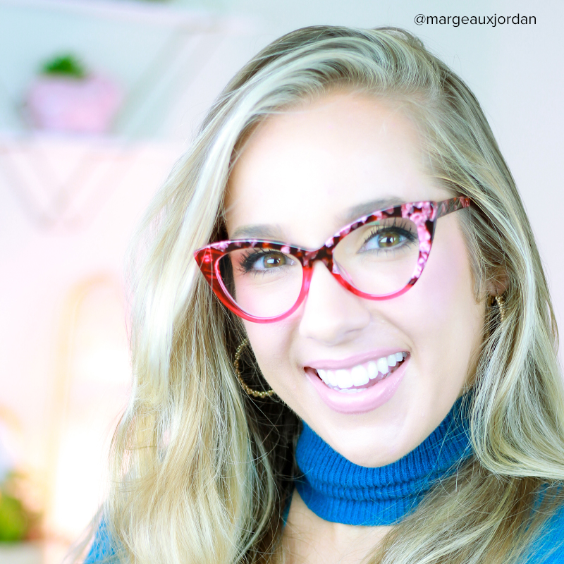 Maxine Cateye Red Glasses | ZEELOOL UK4