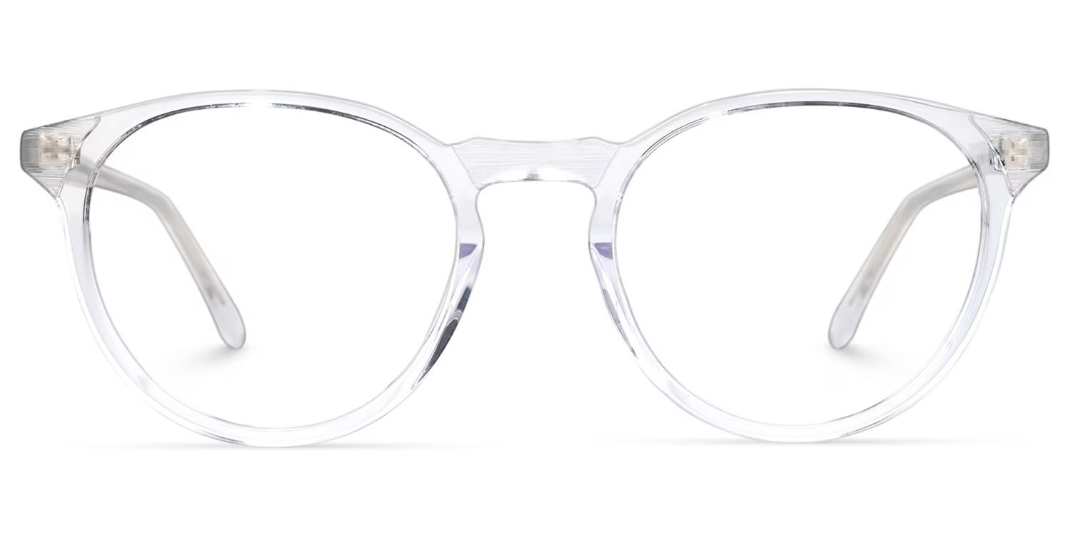 Kasey Round Clear Glasses | ZEELOOL UK0