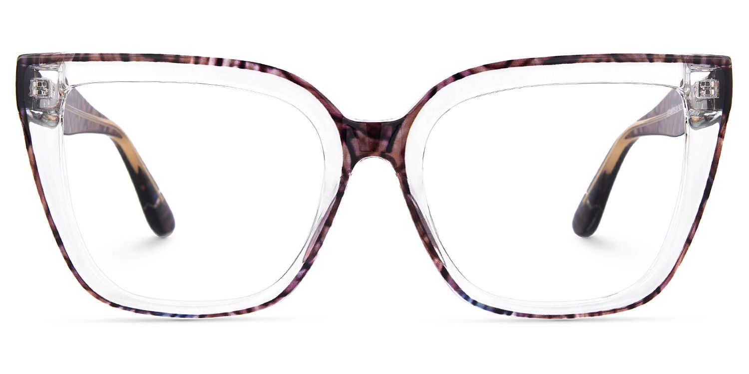 Mirta Brown Square Frame Glasses Online | ZEELOOL UK0